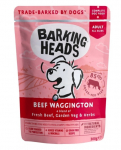 Barking Heads Beef Waggington 300g Pouch