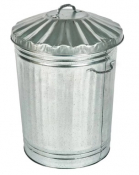 Galvanised Dustbin