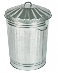 Galvanised Dustbin