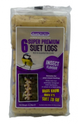 Suet To Go Insect Suet Logs 6pk