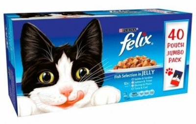 Felix Pouches 40's Fish