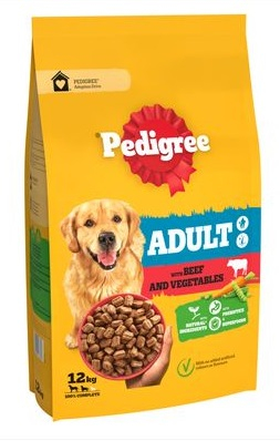 Pedigree Beef & Veg 12kg