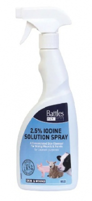 Battles Iodine Spray 500ml