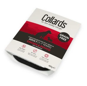 CollardsAdultChicken Tray 395g