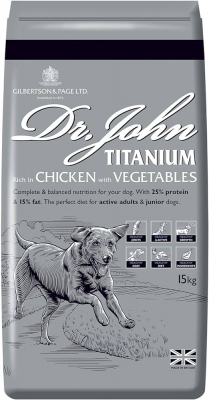 Dr John Titanium Dog Food 15kg