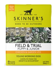 Skinners F&T Puppy & Junior Chicken & Veg 390g